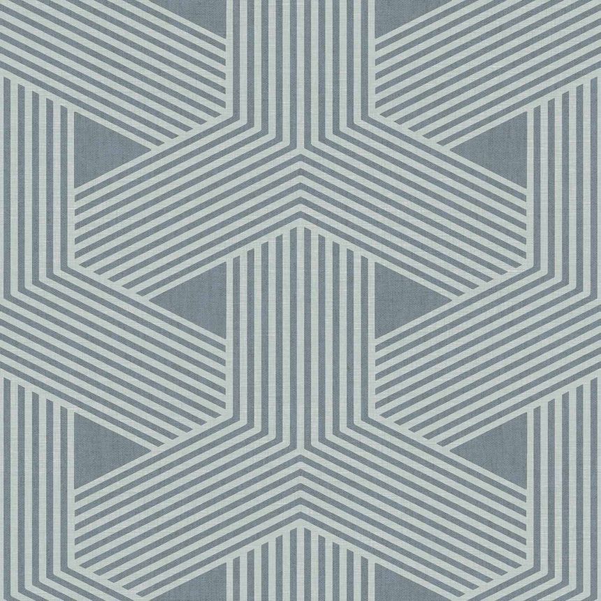 Blaue Vliestapete, geometrisches Muster, 30133, Energie, Cristiana Masi by Parato