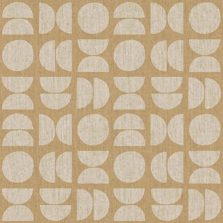 Beige Vliestapete, geometrisches Muster, 30153, Energie, Cristiana Masi by Parato