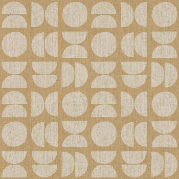 Beige Vliestapete, geometrisches Muster, 30153, Energie, Cristiana Masi by Parato