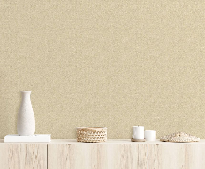 Braun-gold-beige Vliestapete, Stoffimitat, Z77521, Savana, Zambaiti Parati