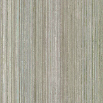 Grün-beige gestreifte Tapete, 43855, Terra, Cristiana Masi by Parato