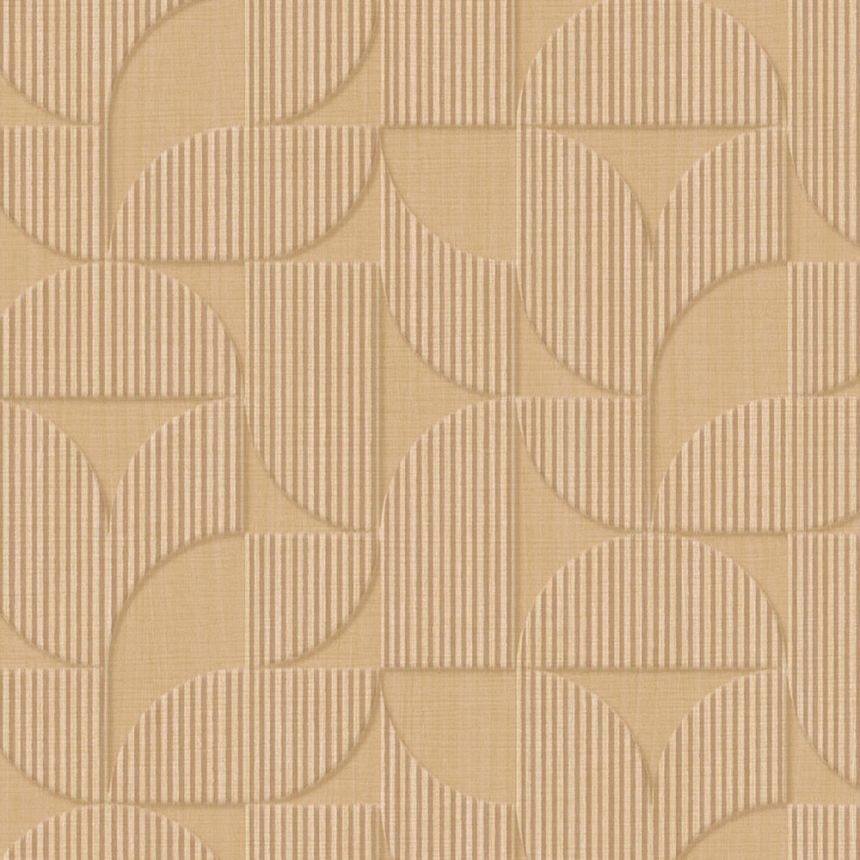 Beige geometrische Retro-Tapete, 333600, Revive, Eijffinger