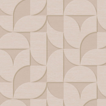 Beige geometrische Retro-Tapete, 333610, Revive, Eijffinger