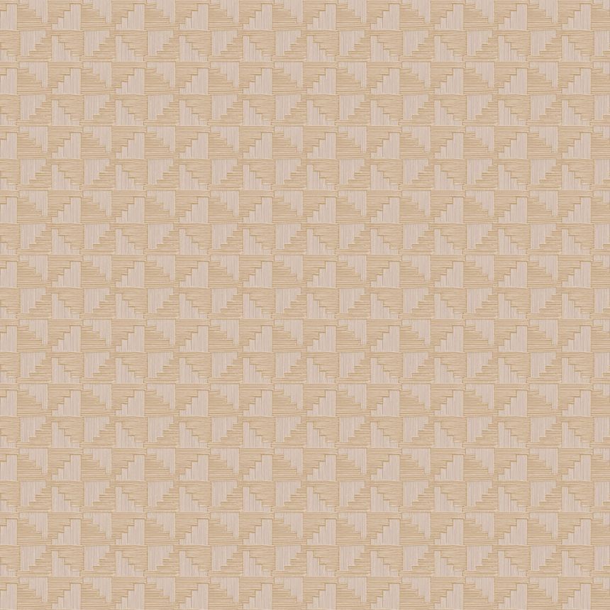 Beige geometrische Retro-Tapete, 333651, Revive, Eijffinger