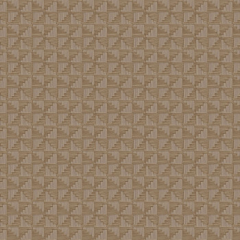 Braune geometrische Retro-Tapete, 333658, Revive, Eijffinger