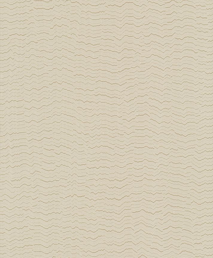 Beige Vliestapete, Wellen, BZ3405, Belize, Grandeco