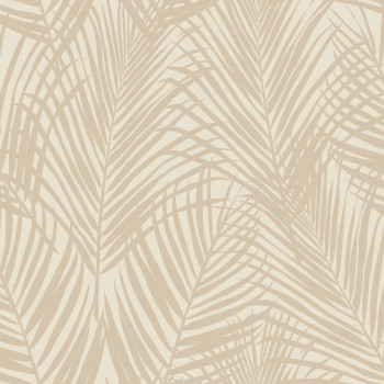 Vliestapete, Palmblätter, beige, 139430, Bloom, Esta Home