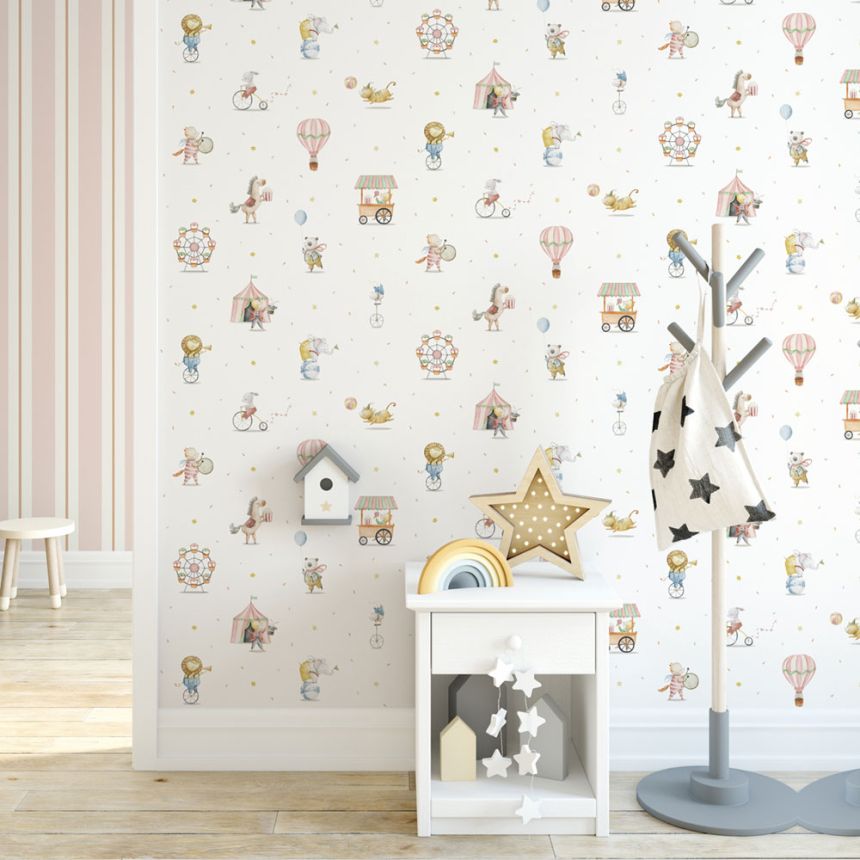 Kindertapete mit Tieren, 971-1, Mika,  ICH Wallcoverings