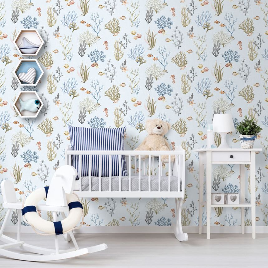 Kindertapete, Unterwasserwelt, 977-3, Mika,  ICH Wallcoverings