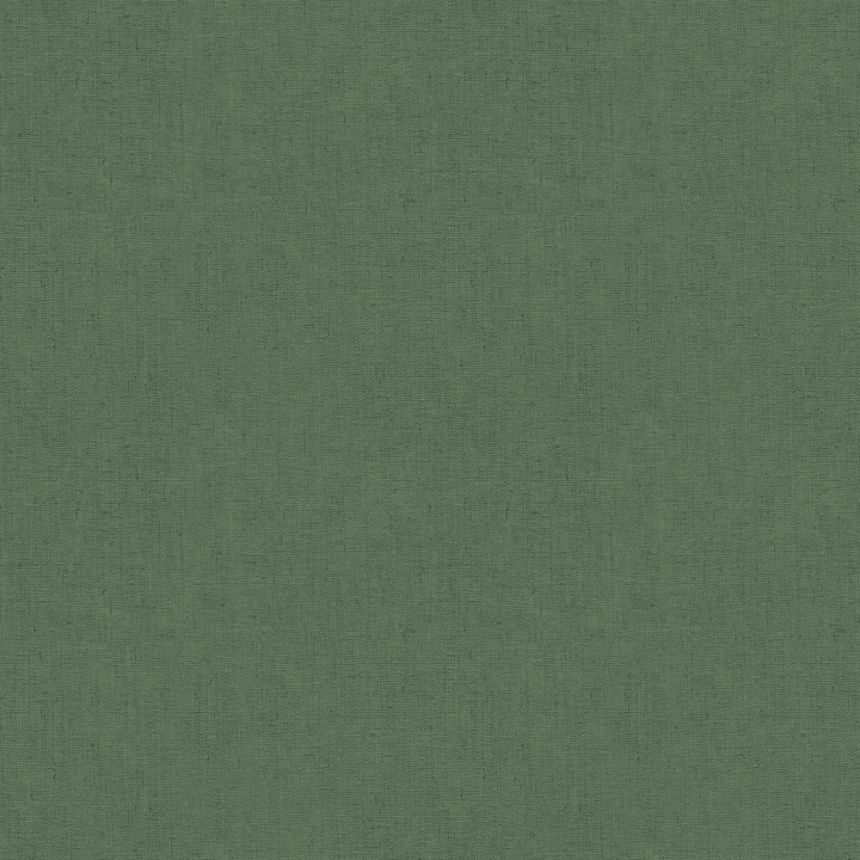 Grüne Vliestapete, Stoffimitat, M1057-7, Mika,  ICH Wallcoverings