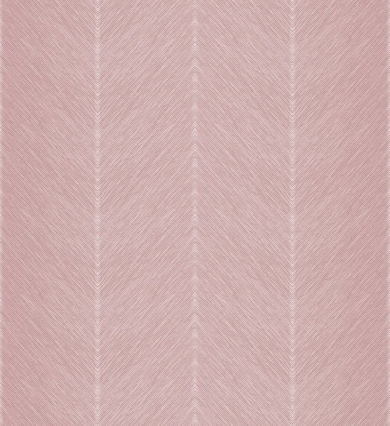 Rosa Vliestapete, Zick-Zack-Muster, M1803-2, Mika,  ICH Wallcoverings