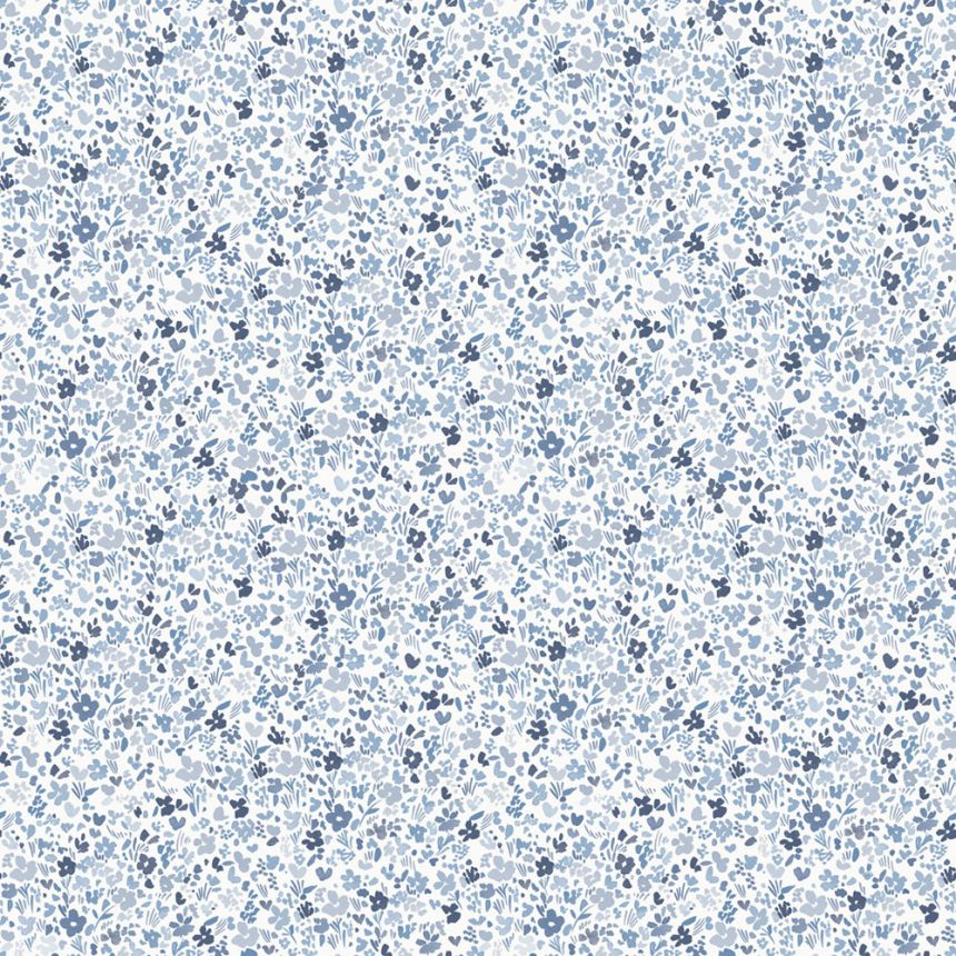 Blau-weiße Blumentapete, MG56668, Mika,  ICH Wallcoverings