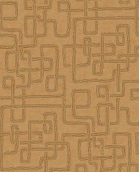 Vliestapete, braun,  Stoffimitat, 340235, Solange, Eijffinger