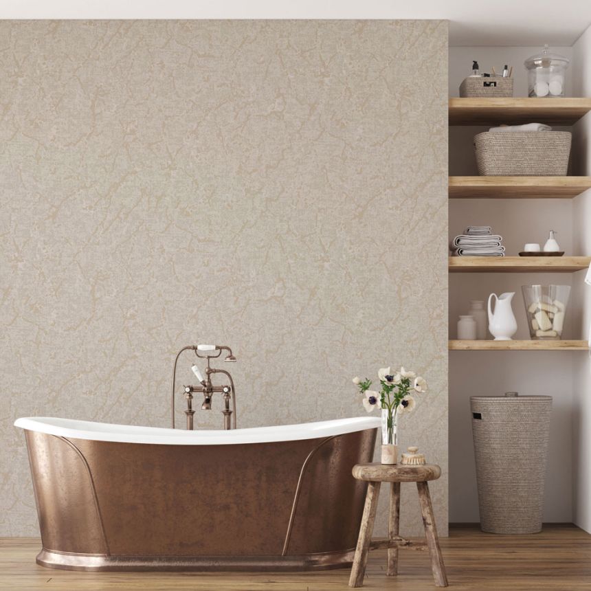 Vliestapete, beige, Stuck, 1406-3, Dante, AdaWall