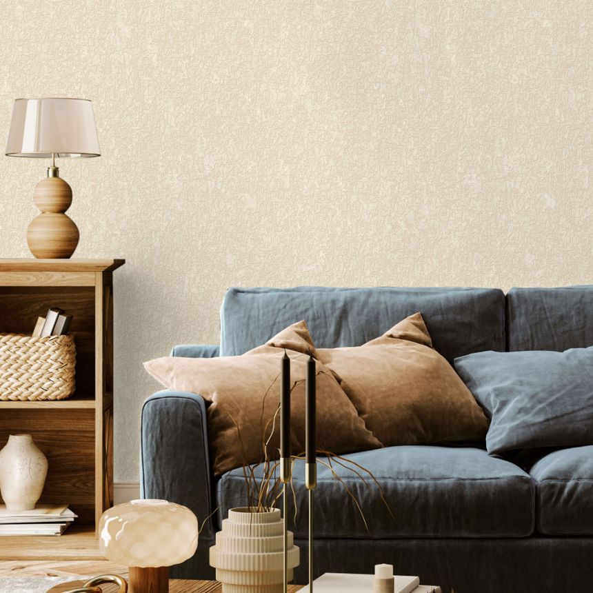 Vliestapete, beige, Stuck, 1408-2, Dante, AdaWall