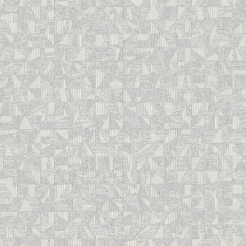 Geometrische Vliestapete, grau, 1512-2, Vera, AdaWall
