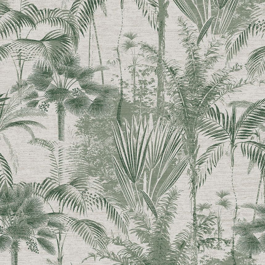 Grüne Vliestapete, Palmen, Blätter, 121163, Vavex 2026