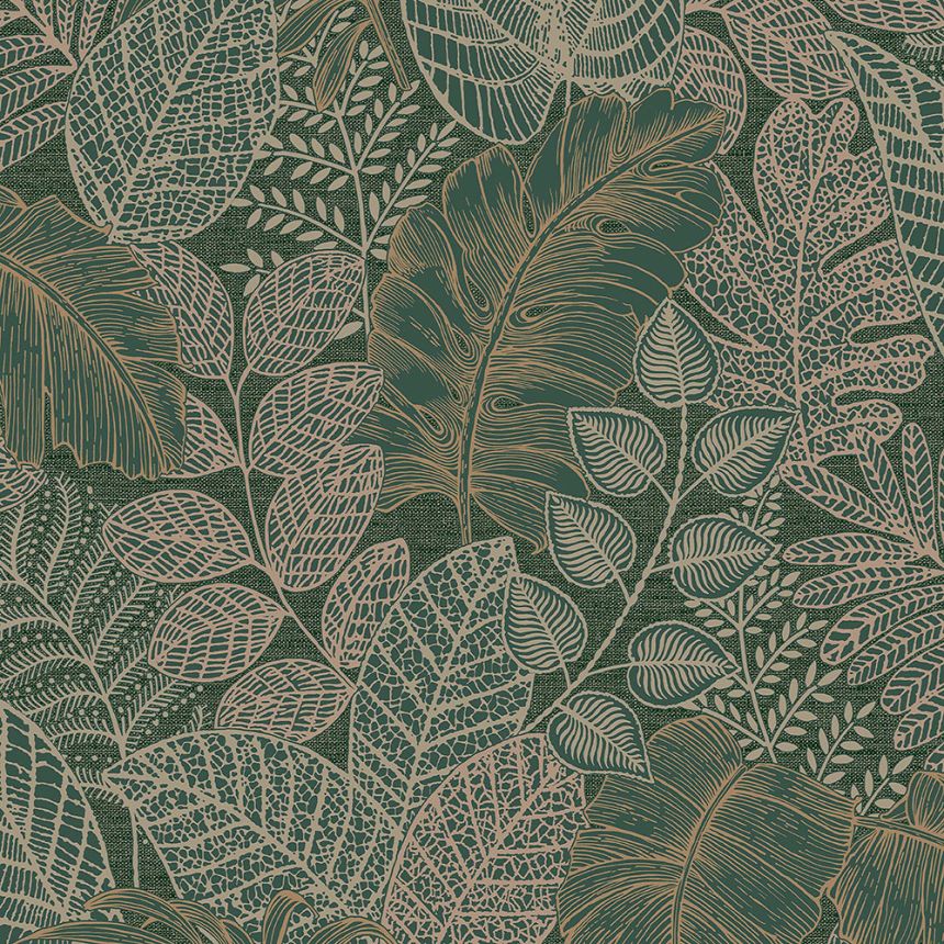 Grüne Vliestapete, Blätter, 122423, Vavex 2026