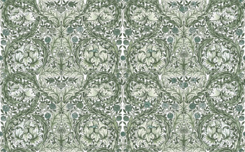 Vlies-Fototapete, grün, Blumen, 125418, William Morris At Home