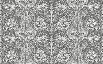 Vlies-Fototapete, grau, Blumen, 125427, William Morris At Home