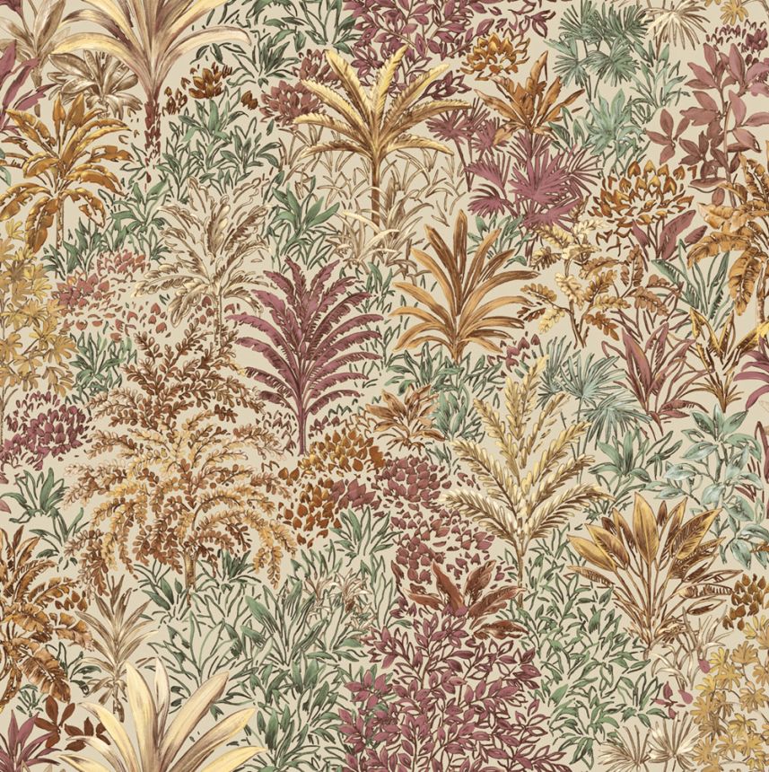 Luxus Vliestapete, Bäume, Blätter, Z15501, Mini Trend, Zambaiti Parati