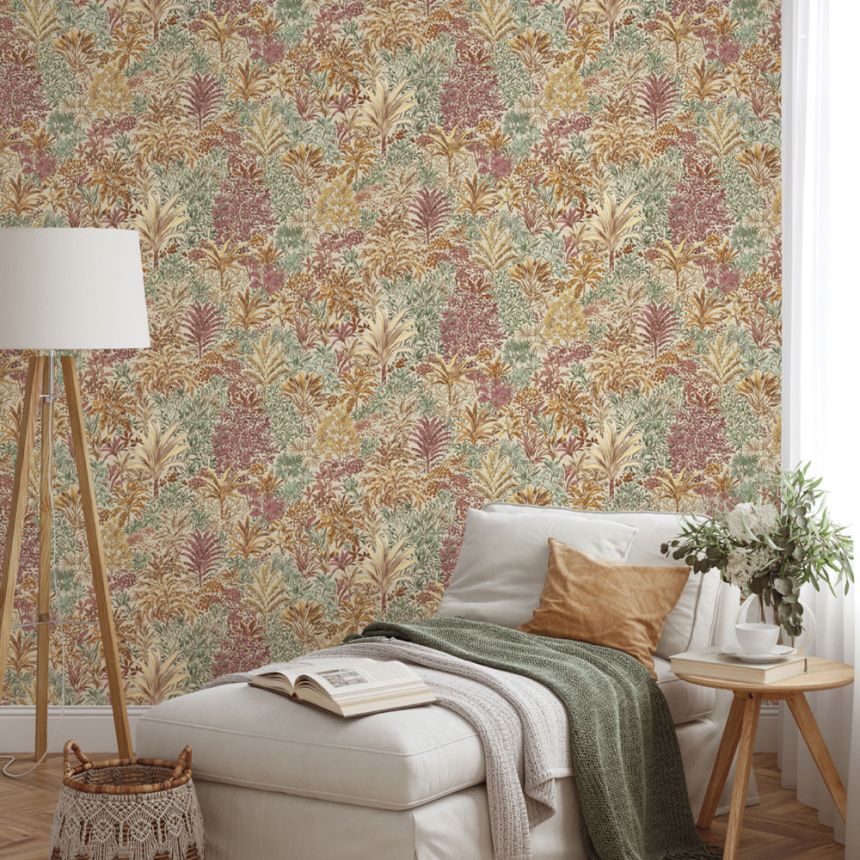 Luxus Vliestapete, Bäume, Blätter, Z15501, Mini Trend, Zambaiti Parati