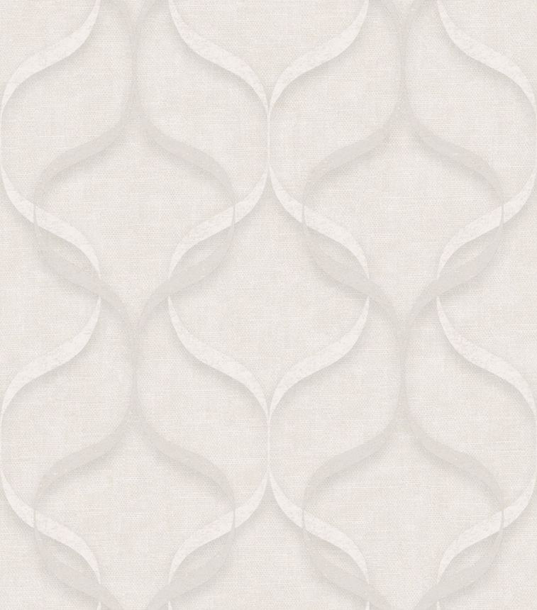 Luxus Vliestapete, grau-creme, ornamenty, Z15529, Mini Trend, Zambaiti Parati