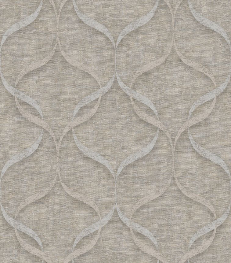 Luxus Vliestapete, braun-grau, ornamenty, Z15530, Mini Trend, Zambaiti Parati