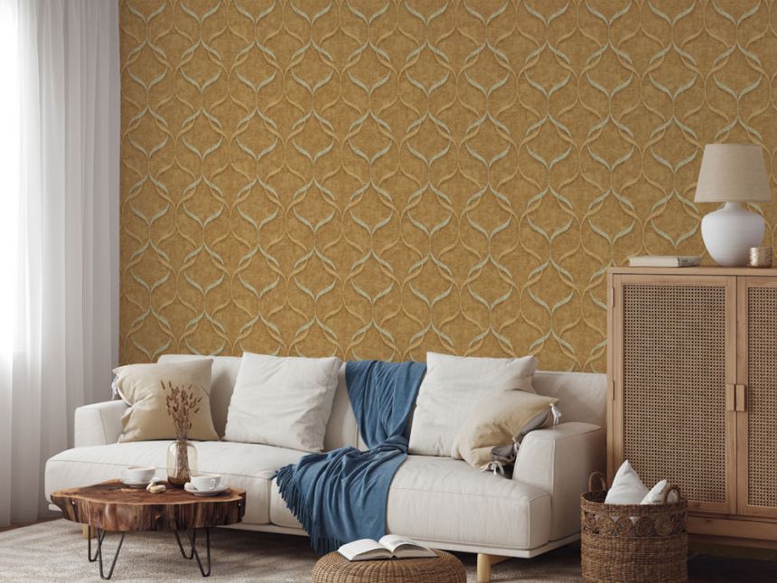 Luxus Vliestapete, braun-grau, ornamenty, Z15530, Mini Trend, Zambaiti Parati
