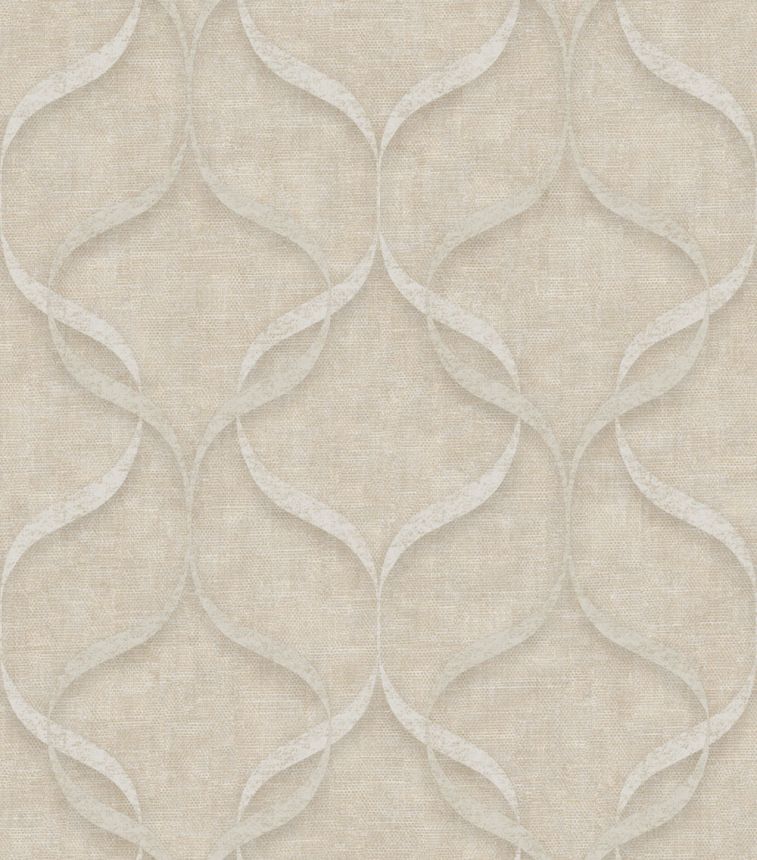 Luxus Vliestapete, graubeige, ornamenty, Z15532, Mini Trend, Zambaiti Parati