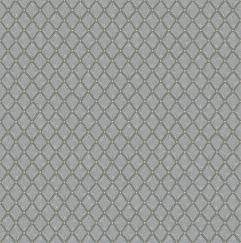 Luxuriöse geometrische Vliestapete, grau, Z15534, Mini Trend, Zambaiti Parati