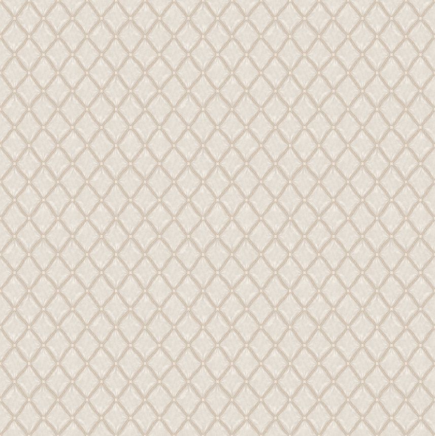 Luxuriöse geometrische Vliestapete, beige, Z15538, Mini Trend, Zambaiti Parati