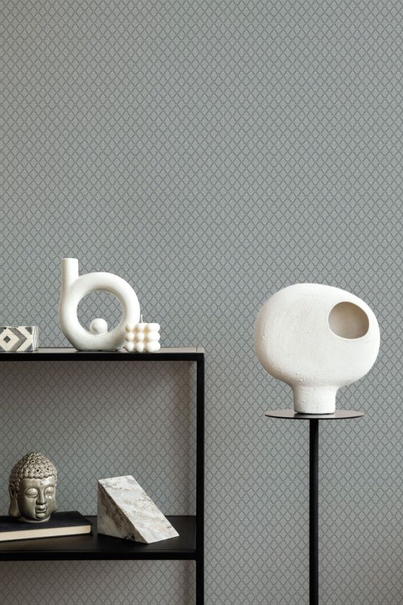 Luxuriöse geometrische Vliestapete, beige, Z15538, Mini Trend, Zambaiti Parati