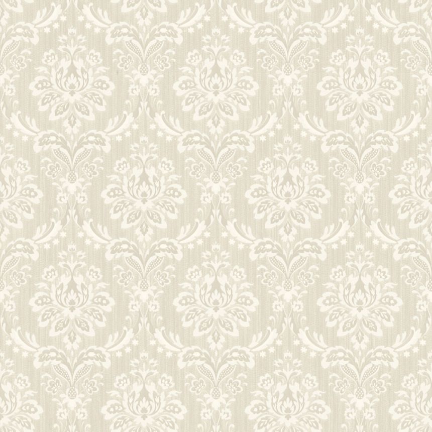 Luxuriöse Barock-Vliestapete, beige, Z15540, Mini Trend, Zambaiti Parati