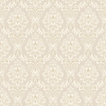 Luxuriöse Barock-Vliestapete, beige, Z15544, Mini Trend, Zambaiti Parati