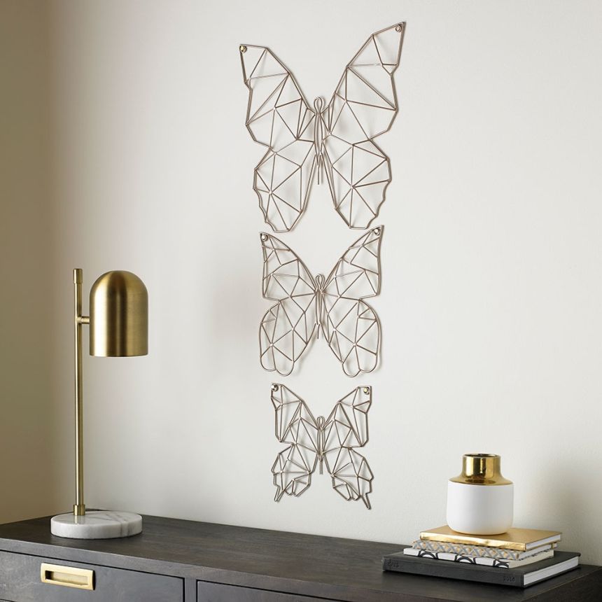 Metal decoration Flutter Metal Art 104034, Wall Art