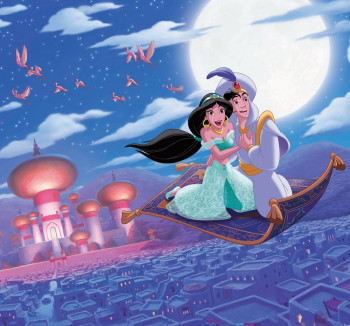 Kinder-Fototapete Disney, Vlies tapete Wandbilder Alladin - Magic Carpet Ride, 111388, 300 x 280 cm, Kids@Home 6, Graham & Brown