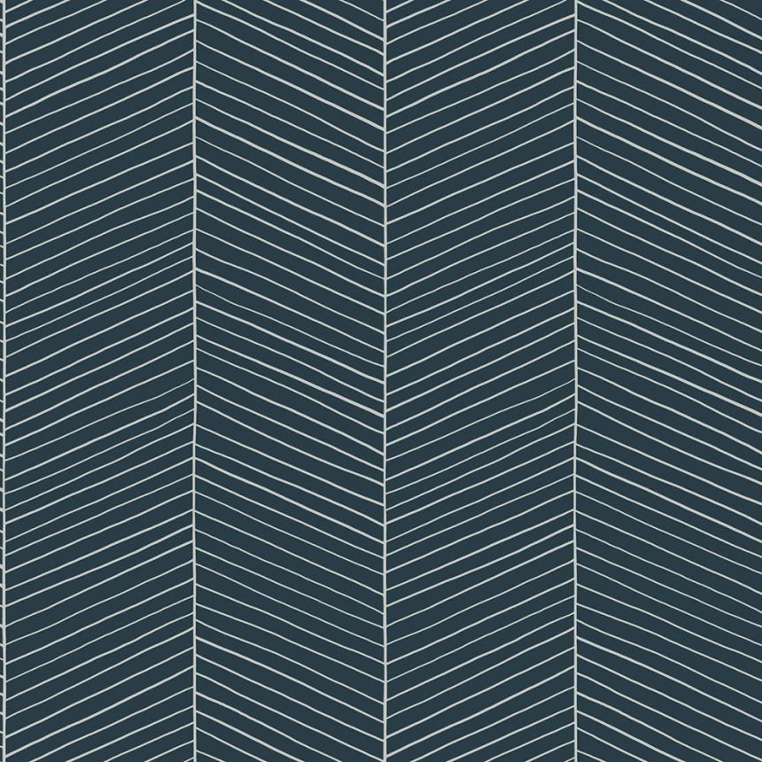 Blaue Vliestapete 139109, Geometrisches Muster, Scandi cool, Esta