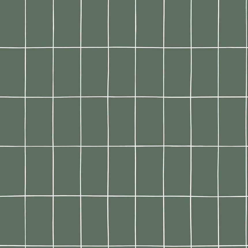 Grüne geometrische Vliestapete, 139031, Scandi cool, Esta