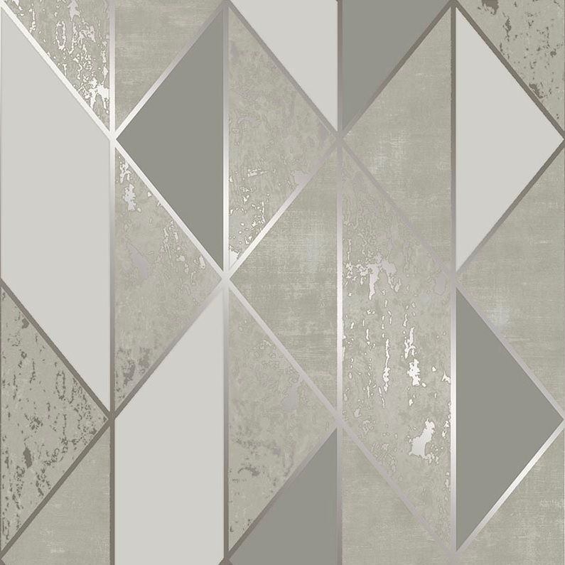 Luxus Tapete mit geometrischem Muster, Vinyltapete 106406, Milan, Vittorio, Graham & Brown