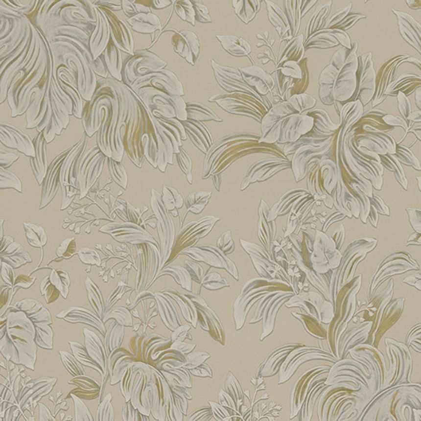 Luxury wallpaper with leaves Z46045, Trussardi 6, Zambaiti Parati