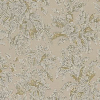 Luxury wallpaper with leaves Z46045, Trussardi 6, Zambaiti Parati