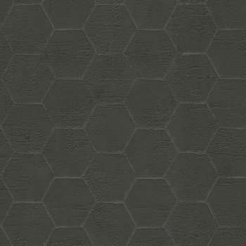 Luxury black non-woven wallpaper with hexagons Z90043, Automobili Lamborghini 2, Zambaiti Parati