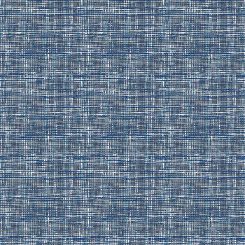 Blaue Vliestapete, Imitation von grobem Stoff FT221250, Fabric Touch, Design ID