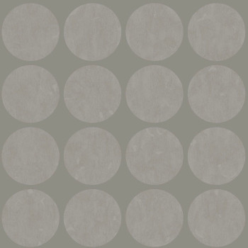 Braune Vliestapete, matte Punkte auf metallischem Hintergrund 347609, Matières - Metal, Origin