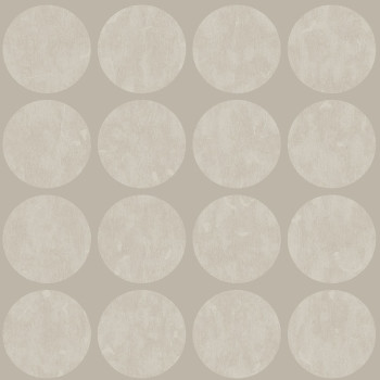 Vliestapete, matte Punkte auf metallischem Hintergrund 347607, Matières - Metal, Origin