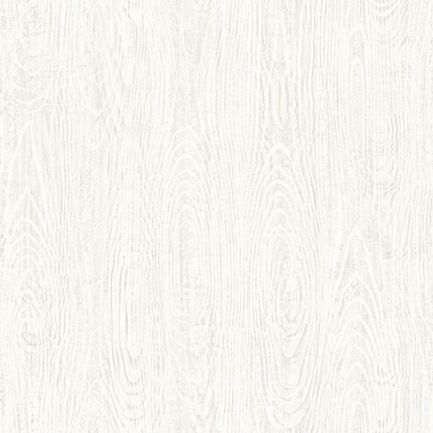 Metallic grau-creme Vliestapete für die Wand, Holzimitat 347553, Matières - Wood, Origin