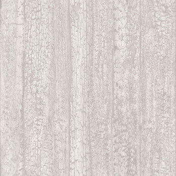 Grau-Creme Vliestapete Holz, Holzimitat 347530, Matières - Wood, Origin