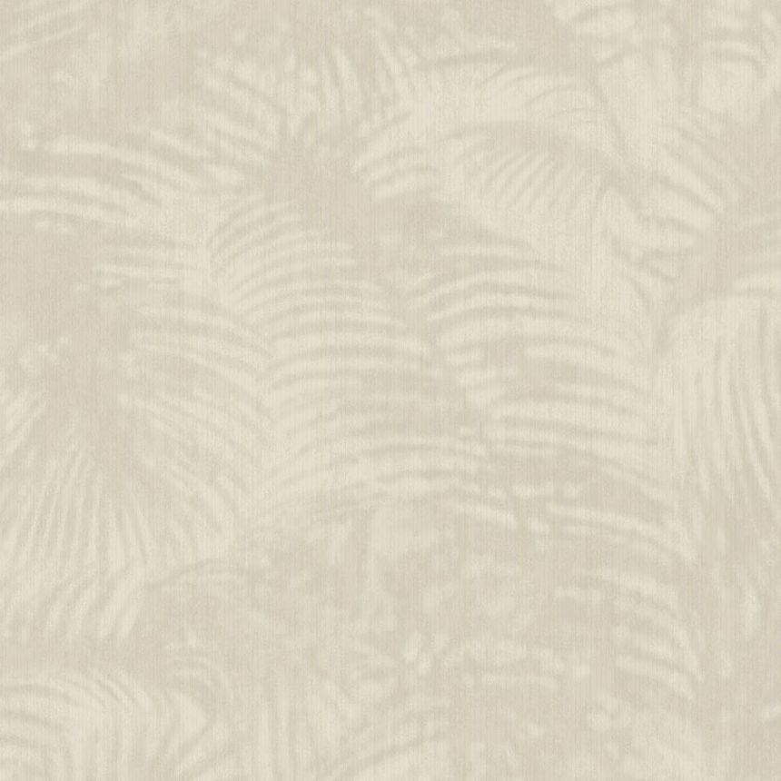 Grau-beige Vliestapete mit tropischen Blättern 317300, Oasis, Eijffinger