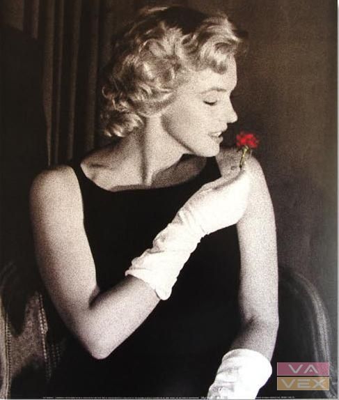 Poster 7872, Marilyn Monroe Foto, Größe 60 x 50 cm